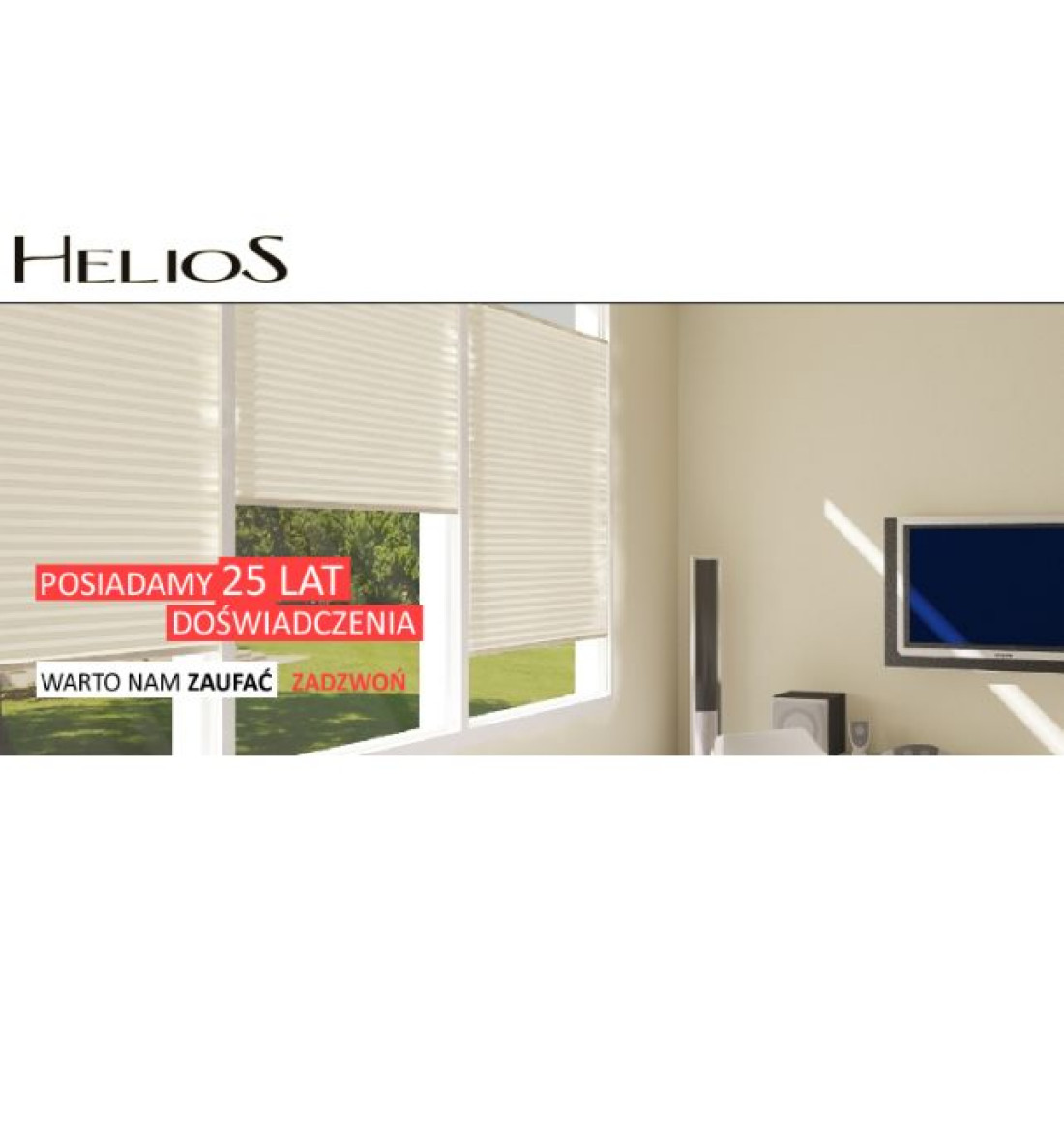 Promocja firmy Helios z okazji 25-lecia