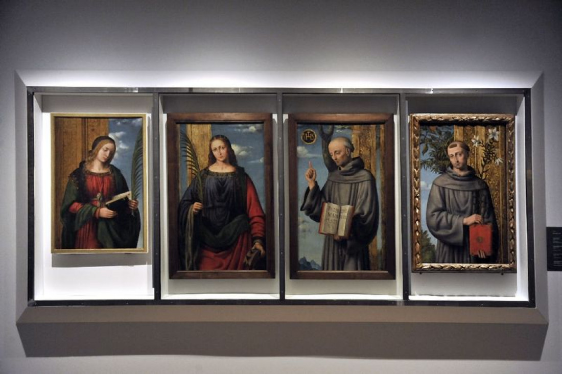 Kolekcja renesansowego malarstwa oprawiona w szkło Pilkington OptiView™ Protect OW