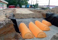 SC-310 - zagospodarowanie wód deszczowych w  trudnych warunkach gruntowo-wodnych