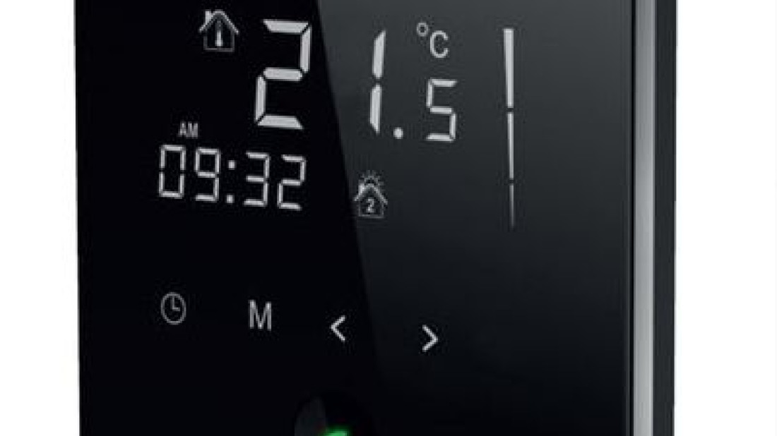 Nowoczesny, elegancki termostat Raychem firmy Pentair GREEN LEAF