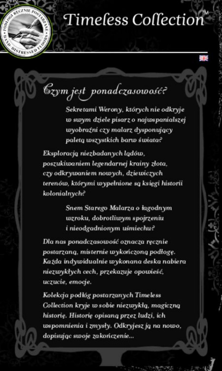  Kolekcja podłóg postarzanych Timeless Collection firmy Baltic Wood