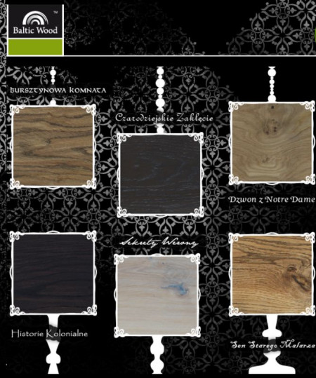  Kolekcja podłóg postarzanych Timeless Collection firmy Baltic Wood