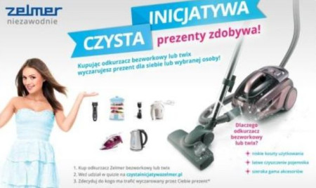Czysta Inicjatywa prezenty zdobywa - nowa promocja marki Zelmer trwa do 1.08.2014 r.