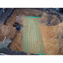 Gruntowy wymiennik ciepła GEOHEAT - pod płytą fundamentową