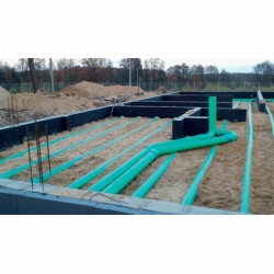 Gruntowy wymiennik ciepła GEOHEAT - w fundamentach