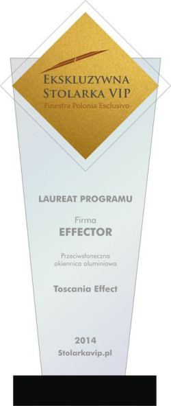 Marka Effector laureatem programu &quot;Ekskluzywna Stolarka VIP&quot;