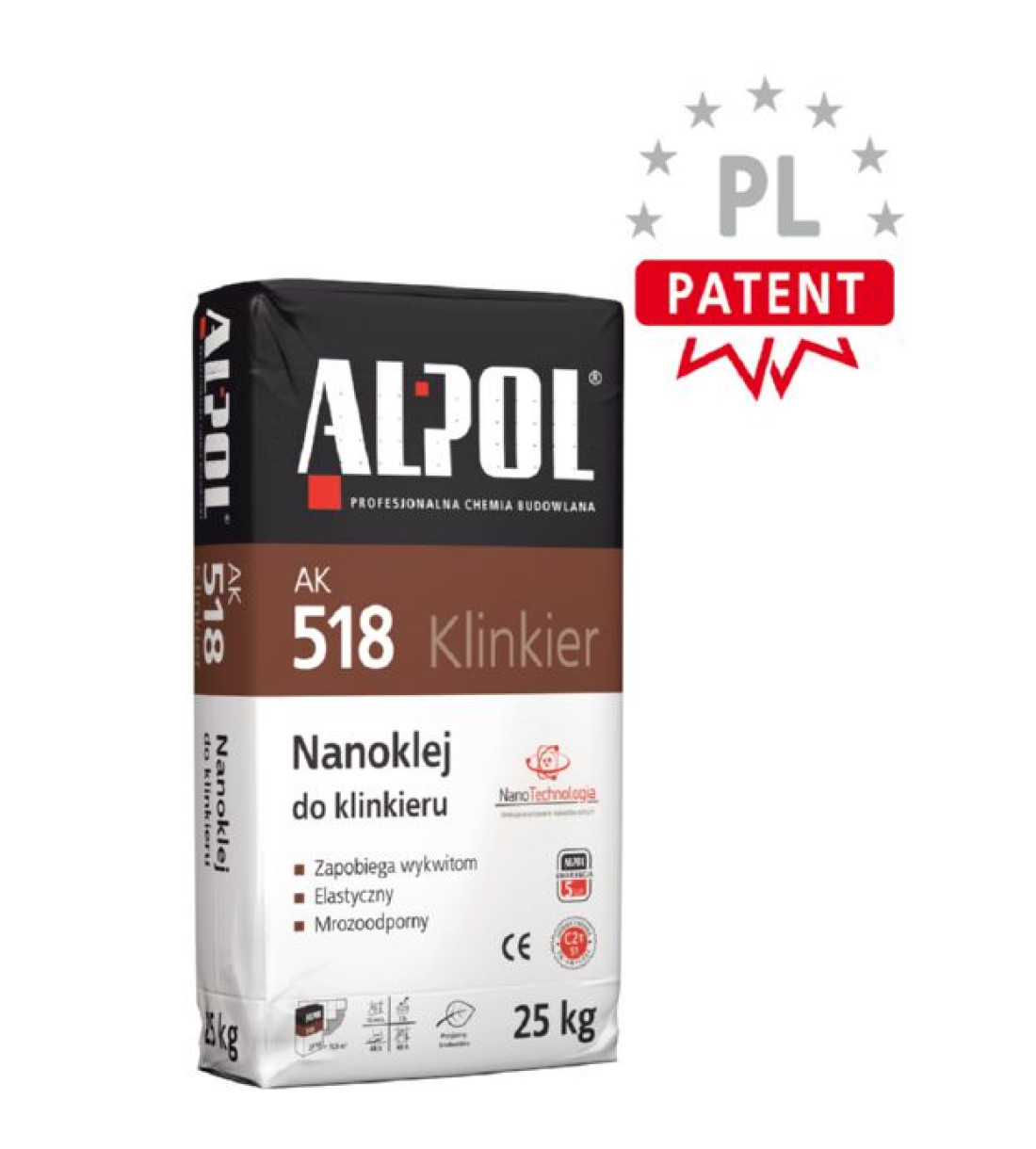Firma Alpol Gips uzyskała patent na ALPOL AK 518 Nanoklej 