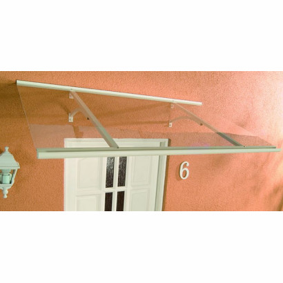 Zadaszenie KLASSIC ACRYL 120 - kolor biały, brązowy