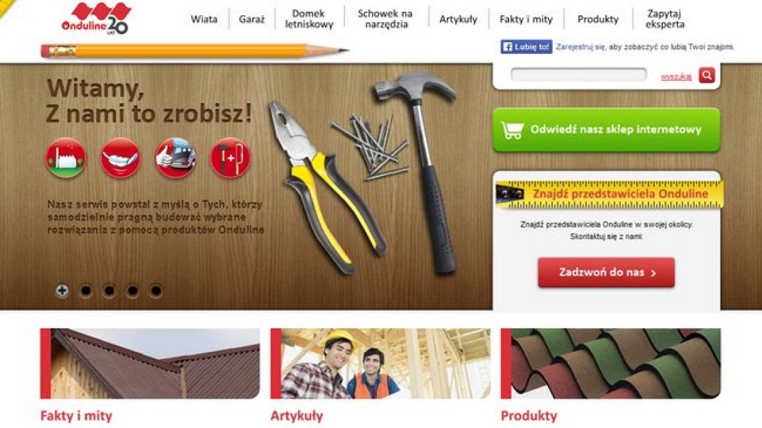 Z nami to zrobisz! Serwis z poradami dotyczącymi produktów Onduline®