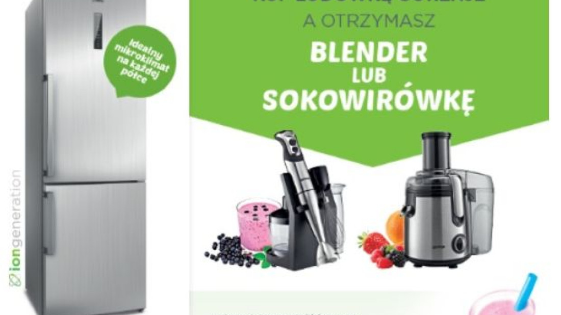 Kup lodówkę Gorenje i odbierz blender lub sokowirówkę - promocja trwa do 31.08.2014 r.