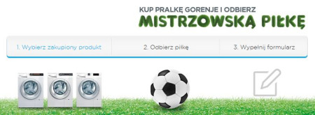 Kup pralke Gorenje i odbierz mistrzowską pralkę - promocja trwa do 31.05.2014 r.