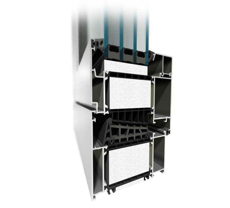 Prawdziwe pasywne okno ALUPROF MB-104 Passive