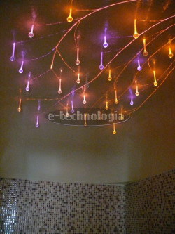 e-technologia Wyjątkowe oświetlenie sauny i łaźni parowej