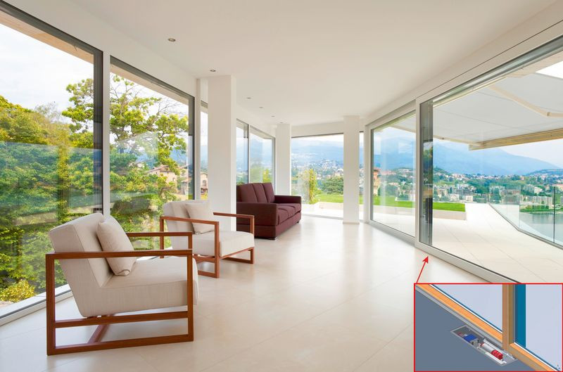 Okna i drzwi tarasowe z odstawno-przesuwnymi okuciami Roto Patio PS.