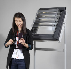 Ferrofluidowe panele - Velux