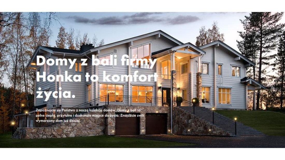 Domy z bali firmy Honka to komfort życia