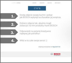 Kuchnia - miejsce na emocje - konkurs wśród fanów marki Bosch