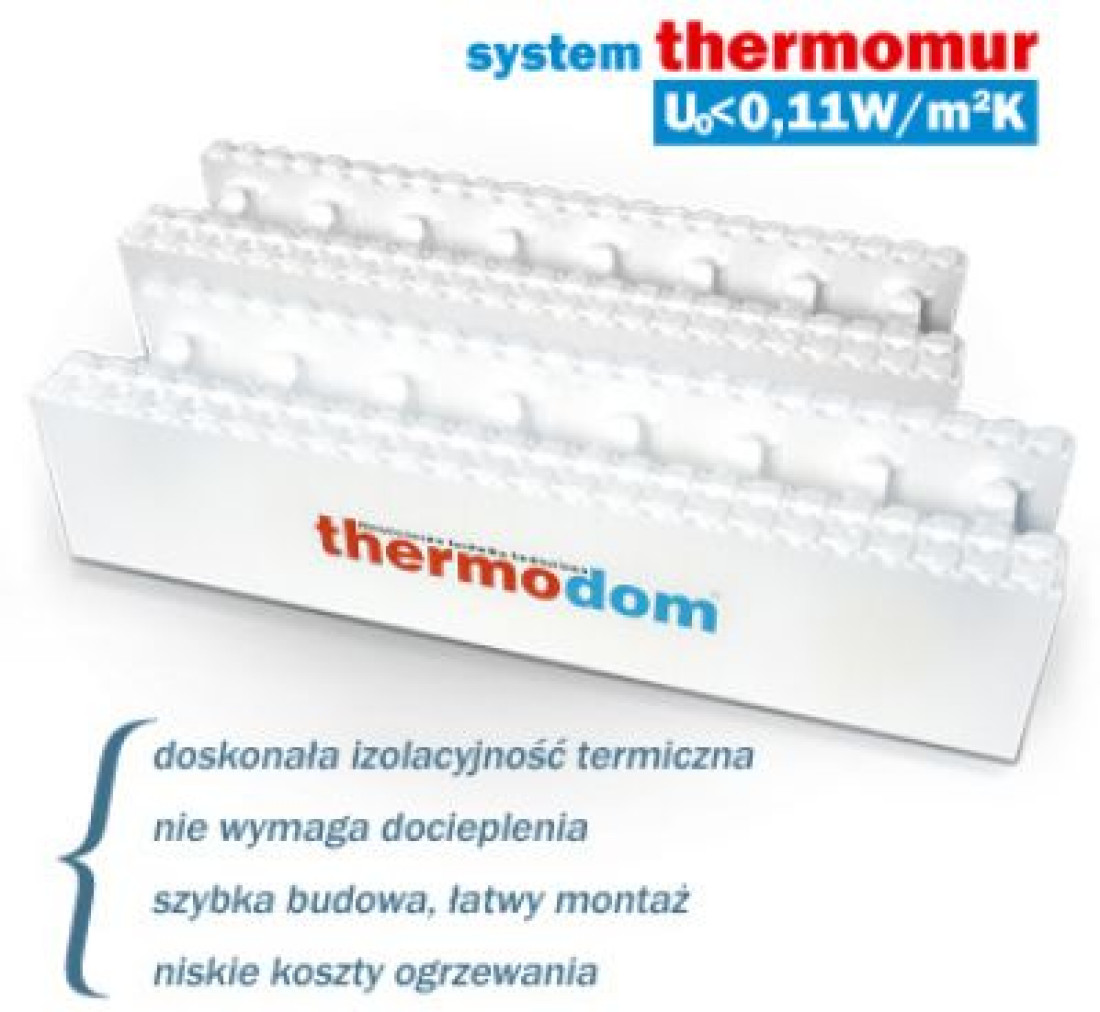 System thermomur - nowoczesna, ekstremalnie energooszczędna i atrakcyjna cenowo technologię budowania