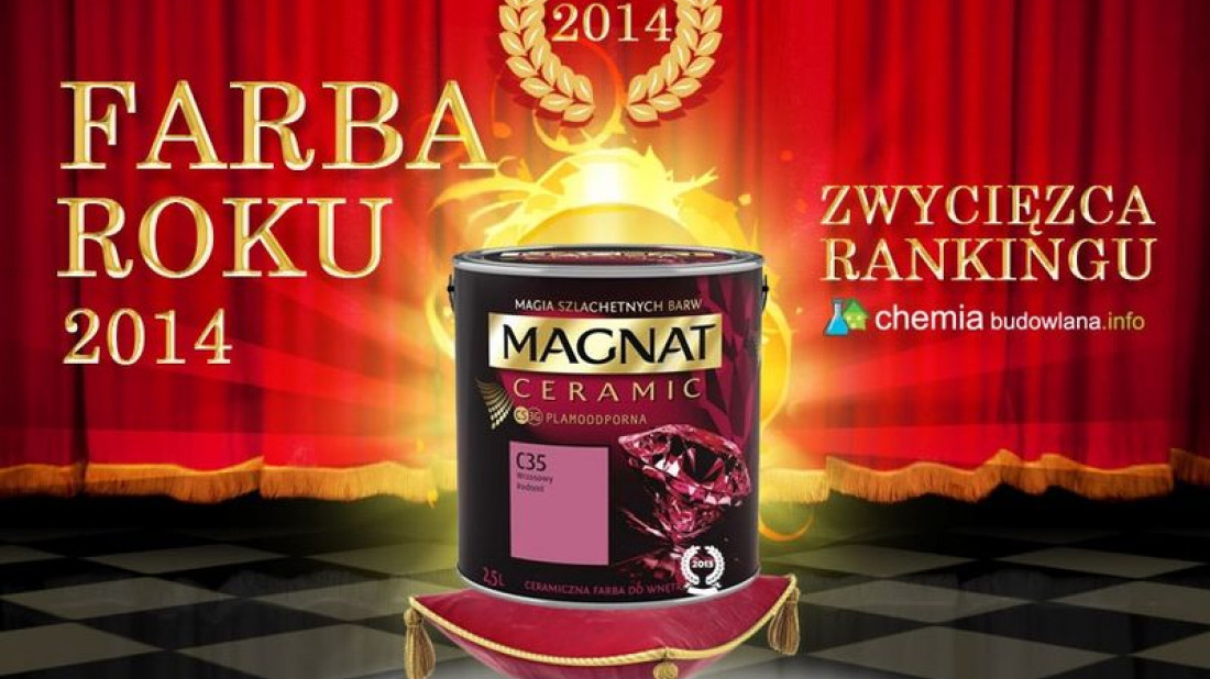 MAGNAT CERAMIC z tytułem "FARBA ROKU 2014"