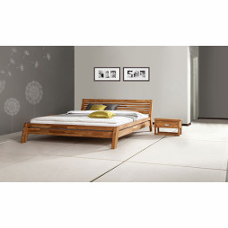 MINIMAL - łóżko z dębu sęcznego 