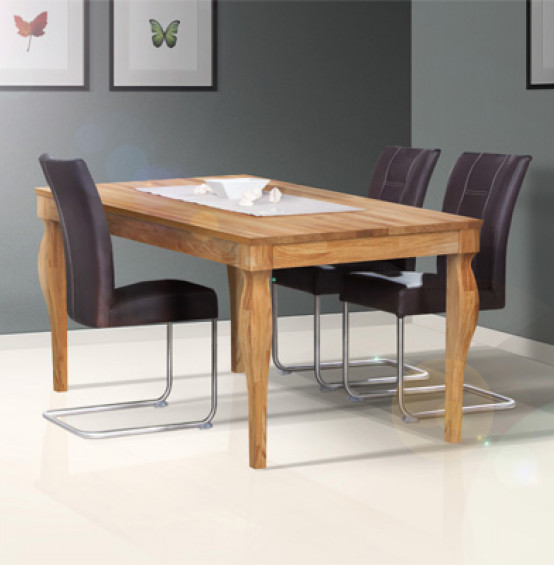 Stół z rozsuwanym blatem OPTION 2 dębowy