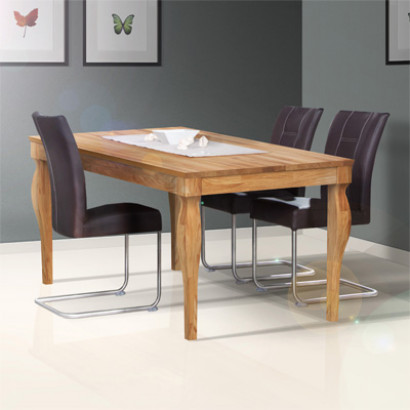 Stół z rozsuwanym blatem OPTION 2 dębowy