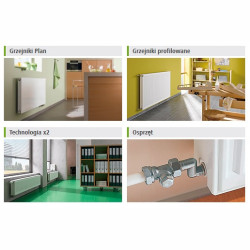 Grzejnik płytowy Kermi z technologią therm-x2
