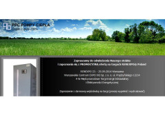 Promocyjna oferta firmy PPC POMPY CIEPŁA na targach RENEXPO® Poland 23-25.09.2014