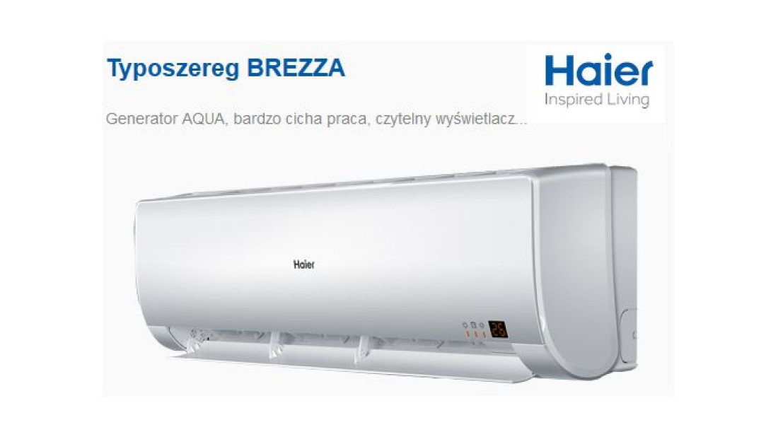 Haier typoszereg BREZZA