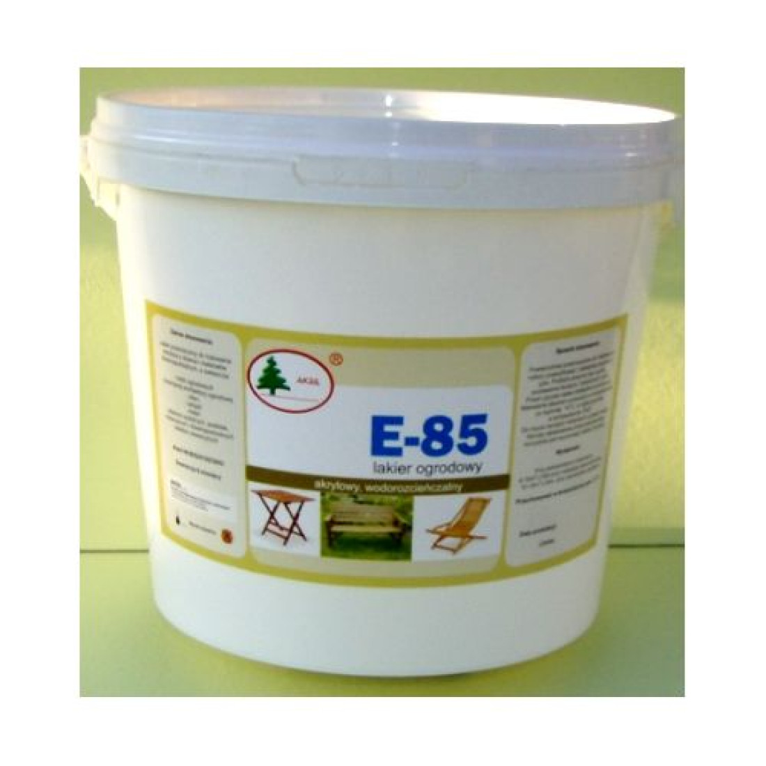 E-85 - ogrodowy lakier akrylowy do zastosowań zewnętrznych