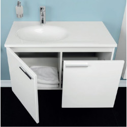 Meble łazienkowe Sycylia - biały połysk