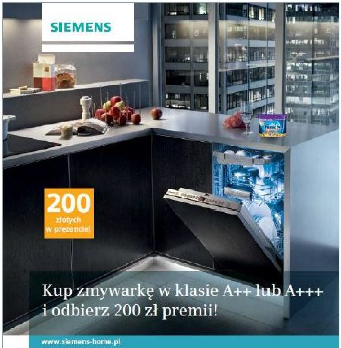 Zmywarka pełna korzyści - akcja promocyjna marki Siemens
