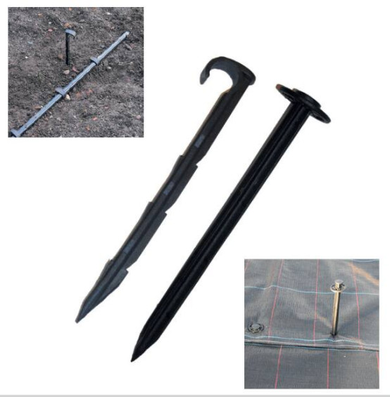 Gwoździe do lini nawadniającej, mocowania geowłóknin