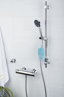 Termostat i ekoblokada w baterii natryskowej pozwalają oszczędzać wodę i energię  