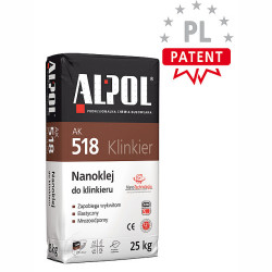 Nanoklej do klinkieru wysokoelastyczny  ALPOL AK 518