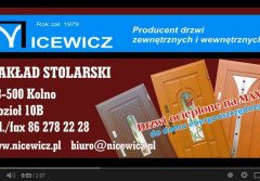 Produkcja drzwi na CNC w firmie Nicewicz - Zakład Stolarski w Koźle