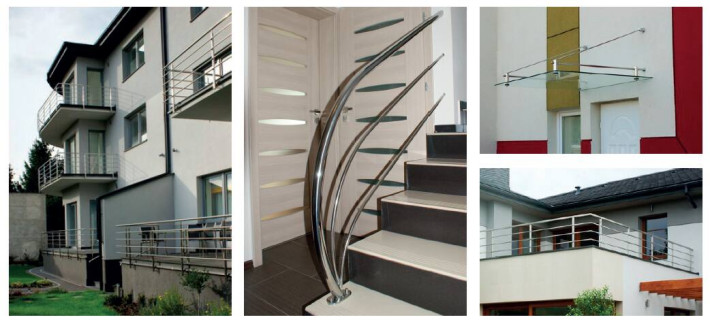 Balustrady ze stali nierdzewnej PW Hubert DąbrowskiBalustrady ze stali nierdzewnej PW Hubert Dąbrowski