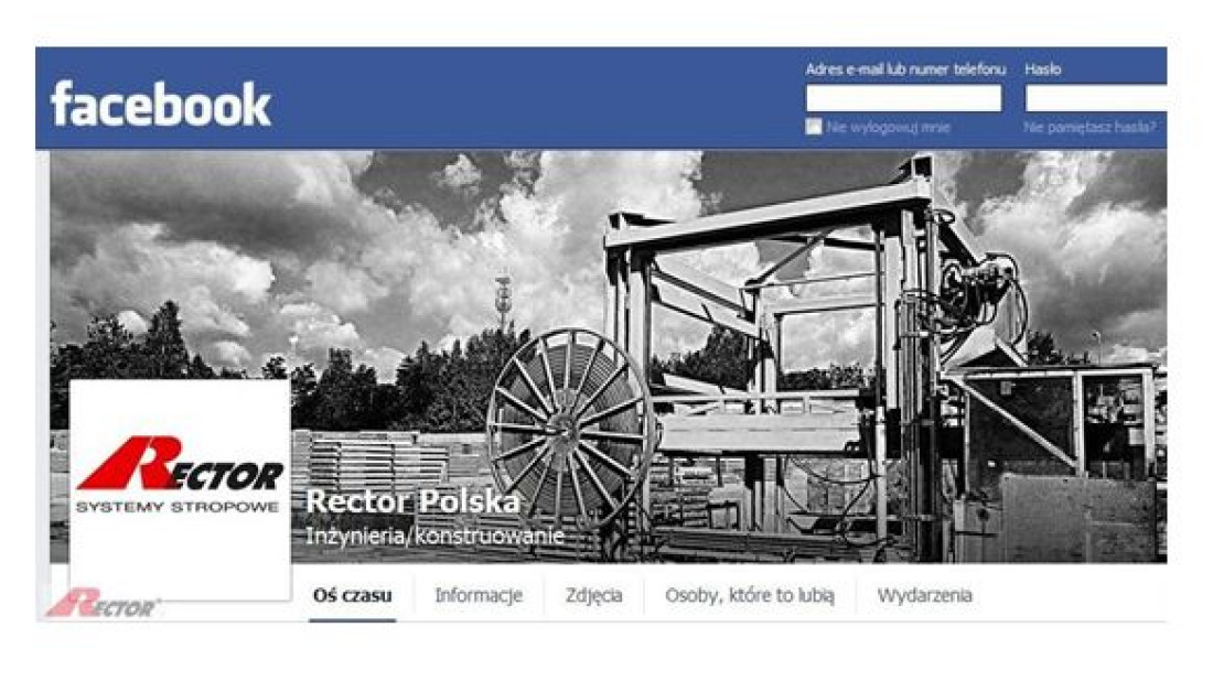 Rector Polska na facebooku