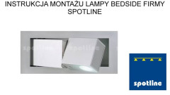 Instrukcja montażu oprawy Bedside Left