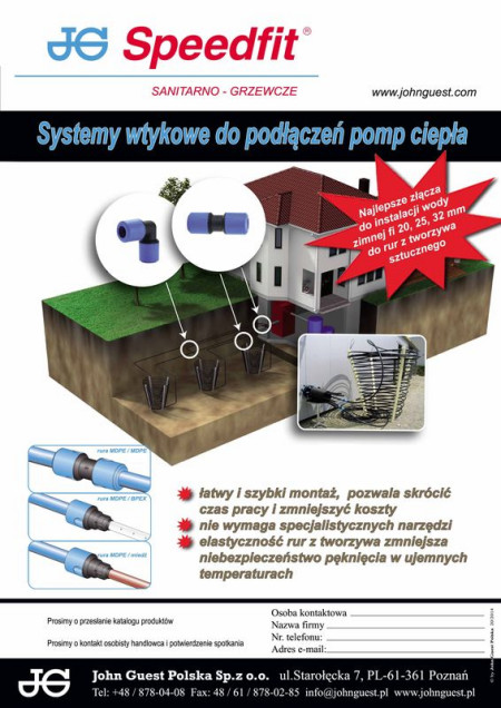 Systemy wtykowe do podłączeń pomp ciepła.