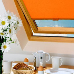 Roleta Materiałowa wewnętrzna dachowa