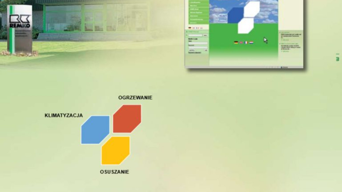 Firma Remko oferuje klimatyzatory, nagrzewnice, osuszacze powietrza i pompy ciepła