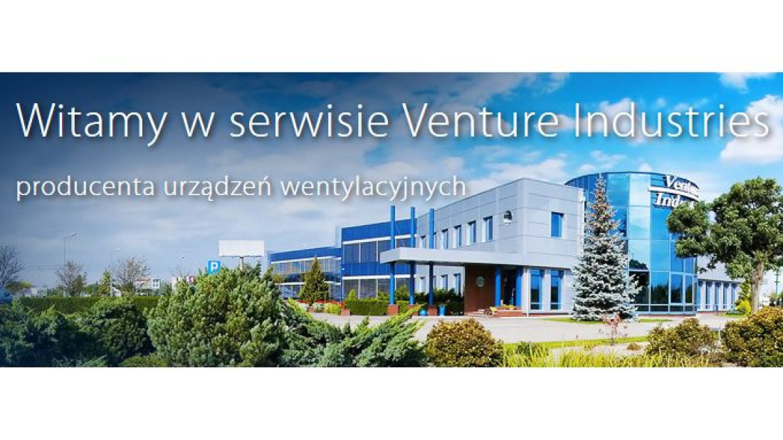 Venture Industries zaprasza do swojego serwisu