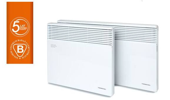5 lat gwarancji na elektryczne grzejniki konwektorowe Thermoval Polska