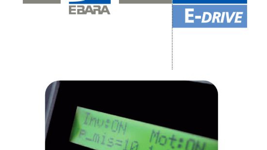 Przemienniki częstotliwości firmy EBARA