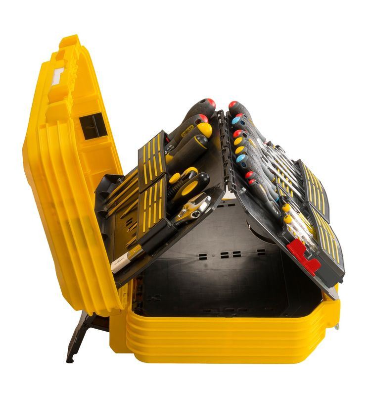 Mobilny porządek w żółtej walizce narzędziowej STANLEY FATMAX®