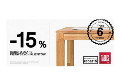 Atrakcyjny rabat na stoły TABLES.pl