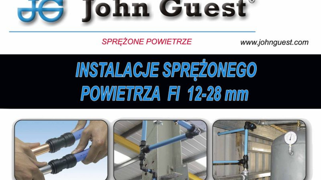 Instalacje sprężonego powietrza przedstawia John Guest Polska