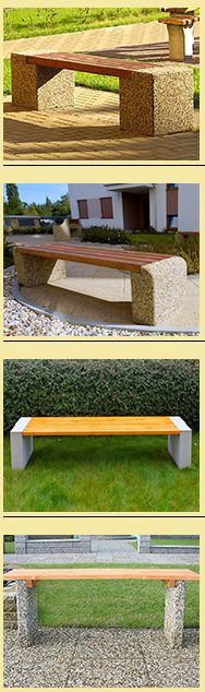 Ławki bez oparcia firmy Styl-Bet