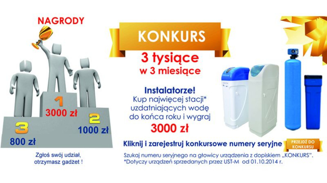 Do końca 2014 roku 3 tysiące w 3 miesiące konkurs UST-M 